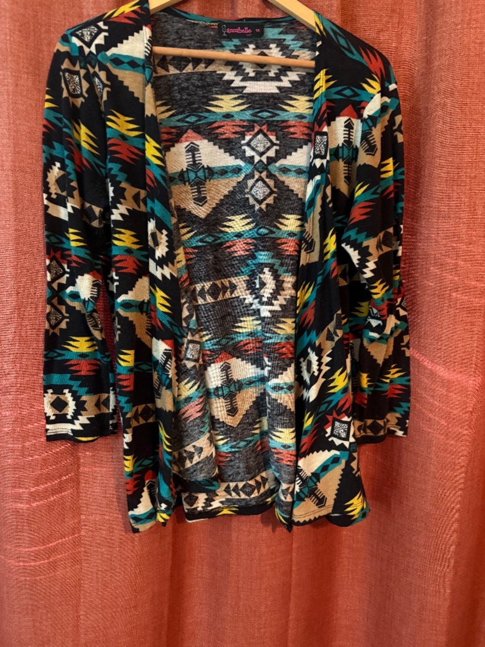 Azteca print cardigan